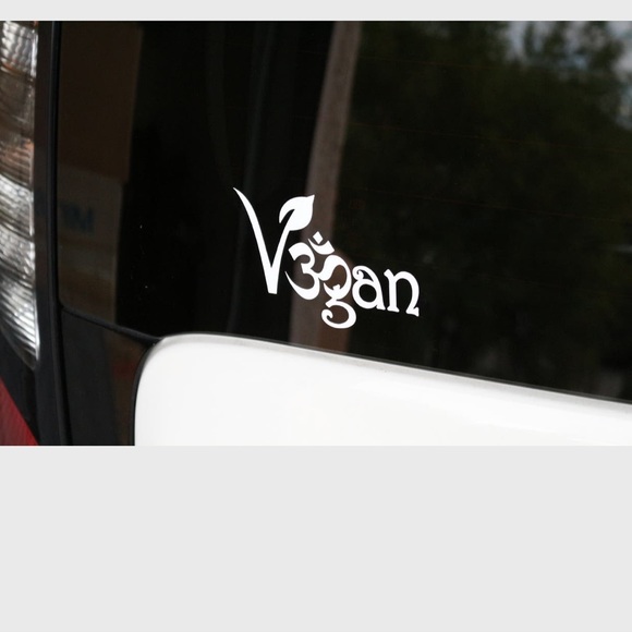 🧘♂️🧘🏽🧘🏾♀️🧘🏼♀️Vegan 🌱Om Sticker🕉 - Picture 4 of 6